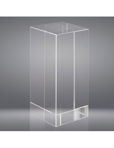 Trofeo sostenible de vidrio de alta calidad rectangular, podemos grabar en láser, y en 2D y 3D dentro del vidrio.