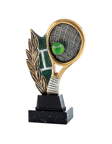Trofeus ABM - Trofeu de tennis en resina decorada.
