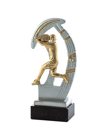 Trofeus ABM - Trofeu de tennis en resina decorada.