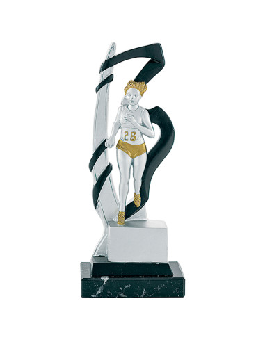 Trofeus ABM - Trofeu d'atletisme femení en resina decorada.