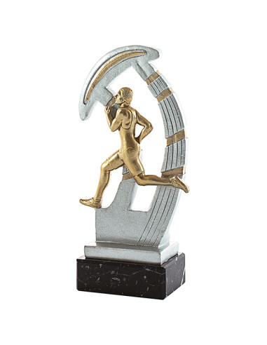 Trofeus ABM - Trofeu d'atletisme masculí en resina decorada.