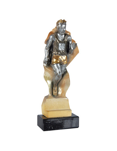 Trofeus ABM - Trofeu d'atletisme masculí en resina decorada.