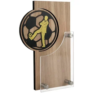 Trofeo para Entrenadores en Madera y Metacrilato con Grabación Láser 1473