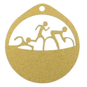 Medalla de Triatlón de Hierro Dorada 29981-15