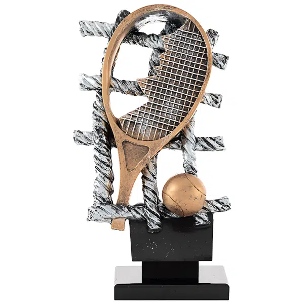 Trofeo Deportivo de Tenis en Resina Decorada con Grabado Personalizado 1509